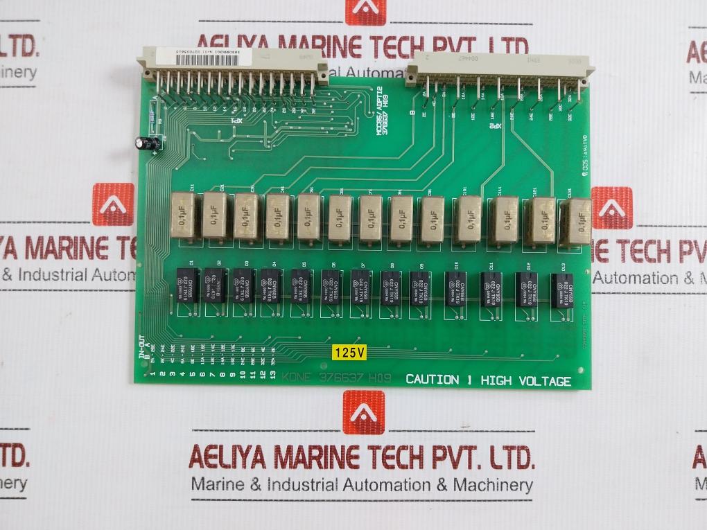 Kone-Rev-3-1-Opto-Isolator-Adapter-Pcb-Card-125v-376637-H09-1
