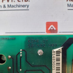 Kone 501489G01 PCB Rectifier Unit 501492 H03
