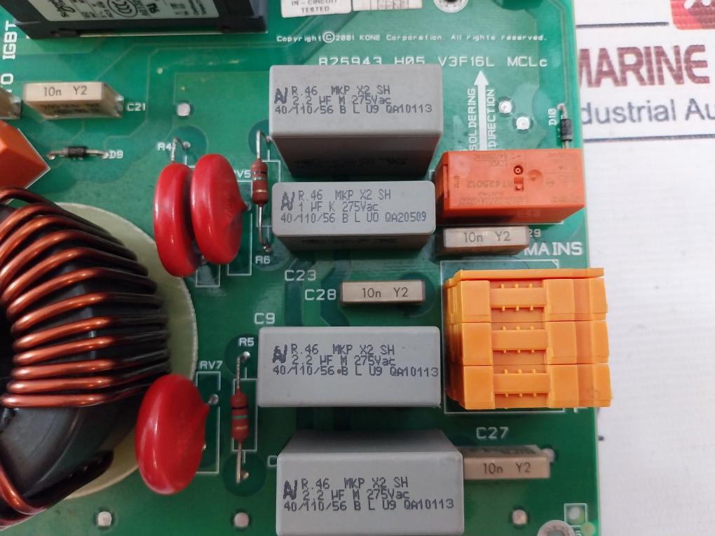 Kone 825943 H05 Printed Circuit Board