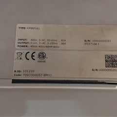 Kone Inverter Ac Drive Input 400V 50-60Hz 82A Km997161