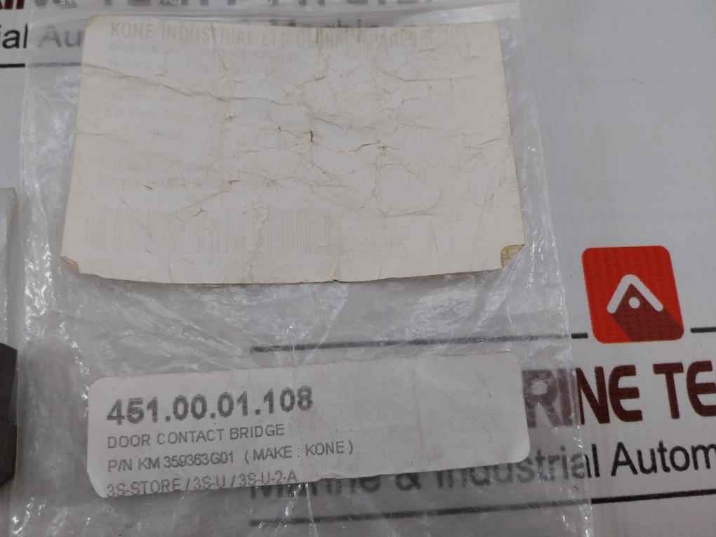 Kone Km359363g01 Elevator Door Contact Bridge