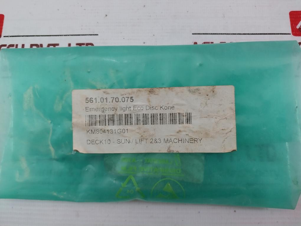 Kone Km804131G01 Cabin Emergency Lighting Board 801093H04 561.01.70.075 Set