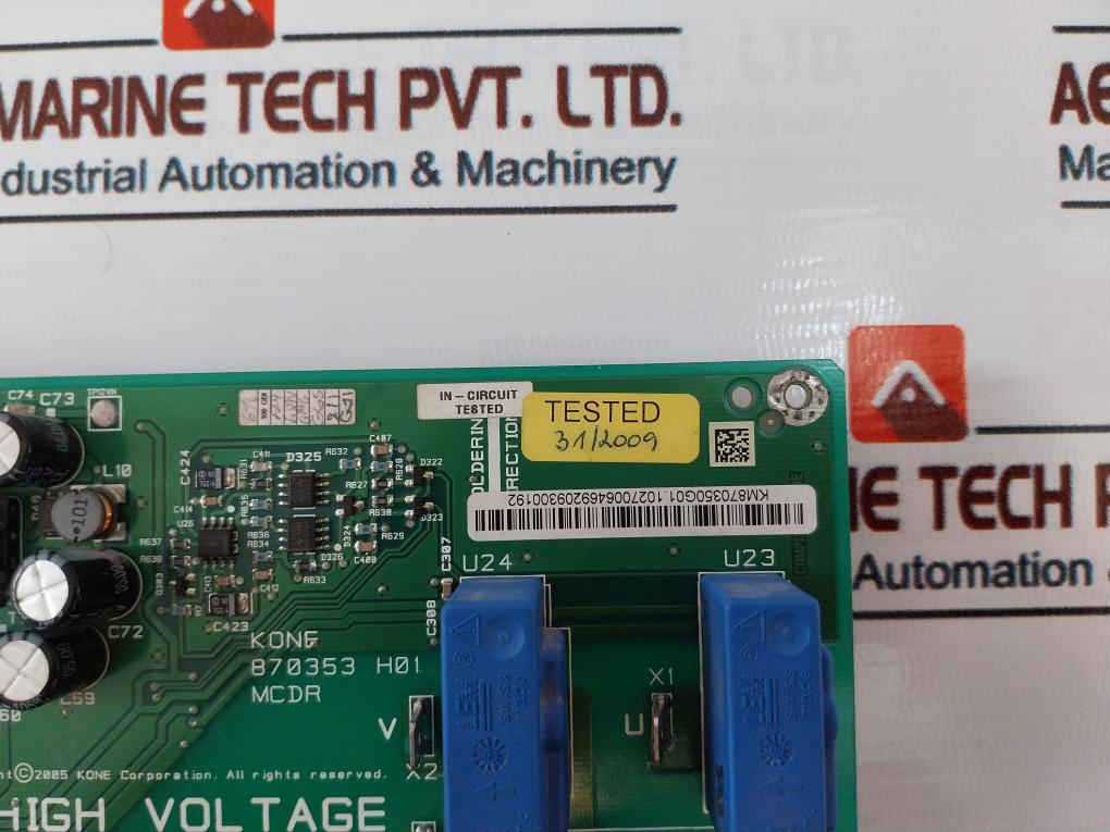 Kone Km870350G01 870353 H01 High Voltage On Board