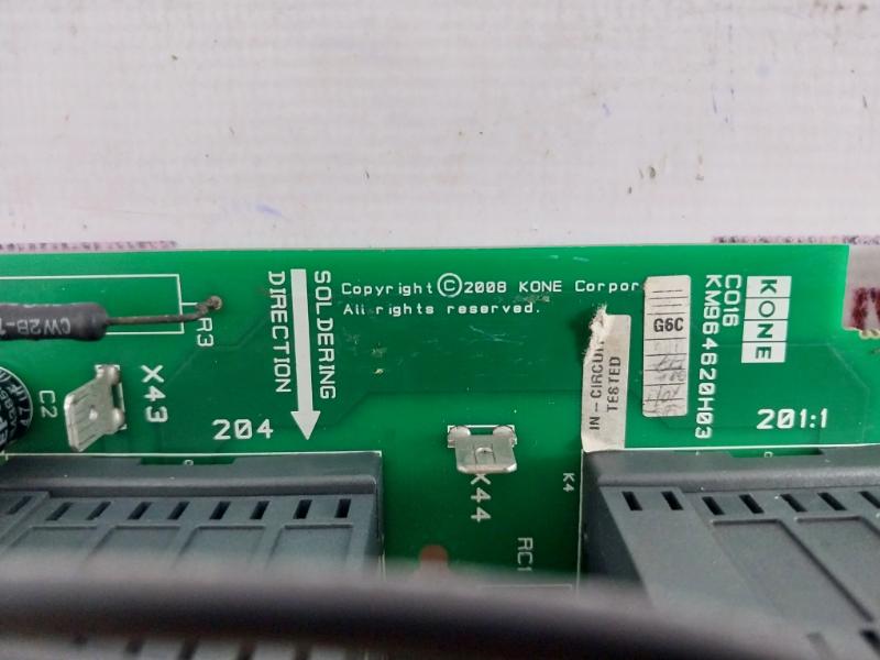 Kone Km964620H03 Drive Contactor Board For V3F16L Inverter Dpmc C016 Ul 94V-0