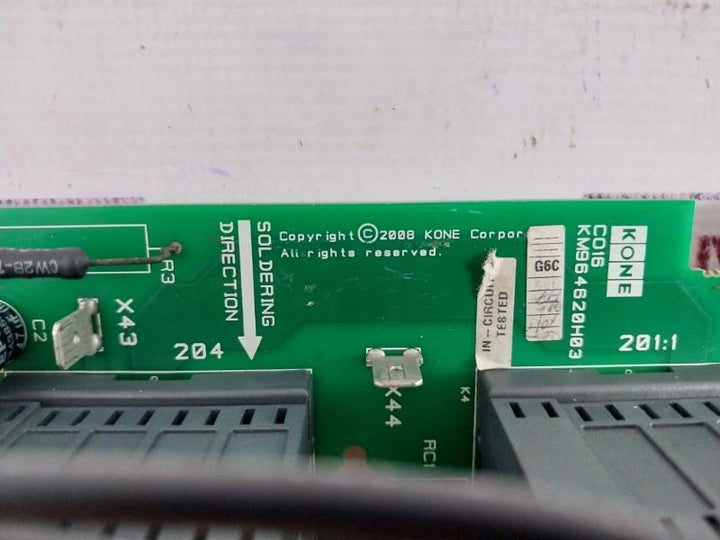 Kone Km964620H03 Drive Contactor Board For V3F16L Inverter Dpmc C016 Ul 94V-0