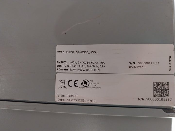 Kone Km997159+Gsse_Local Inverter 400V, 3~Ac, 50-60Hz, 40A
