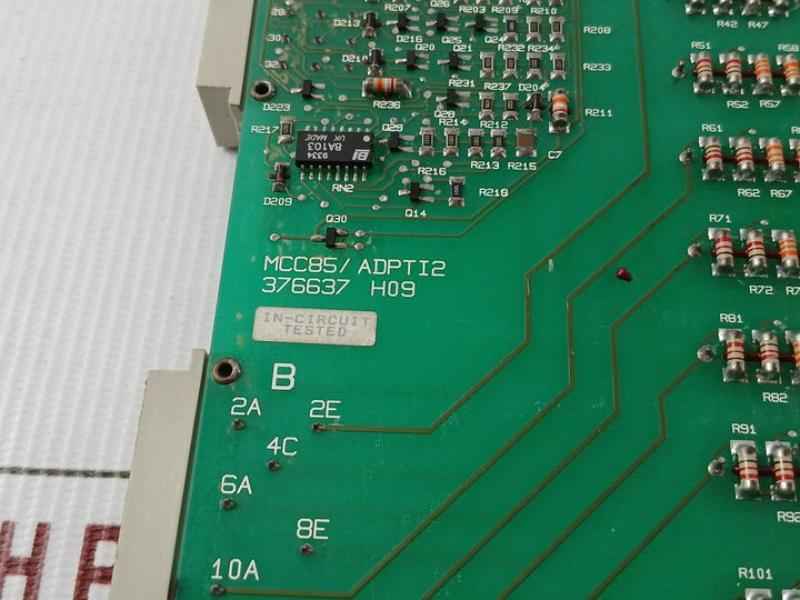 Kone Opto-isolator Digital Input Pcb Module 376637 H09 Revision 3.1