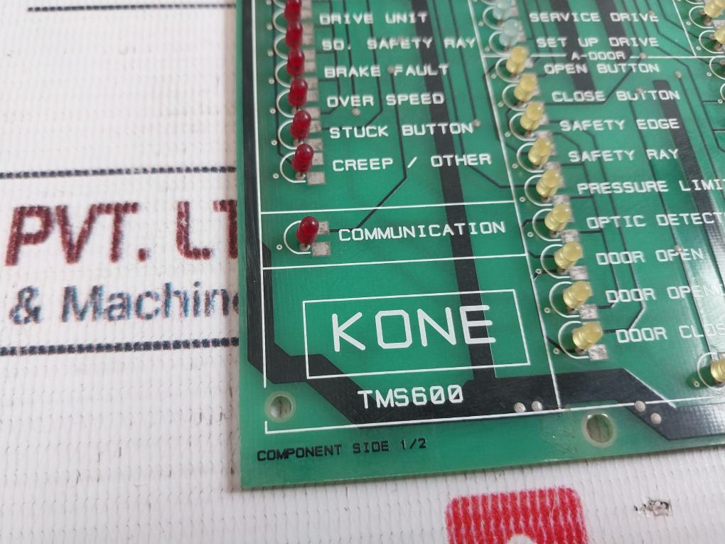 Kone Tms600/Disp Printed Circuit Board 505433G01 Rev: 0.5