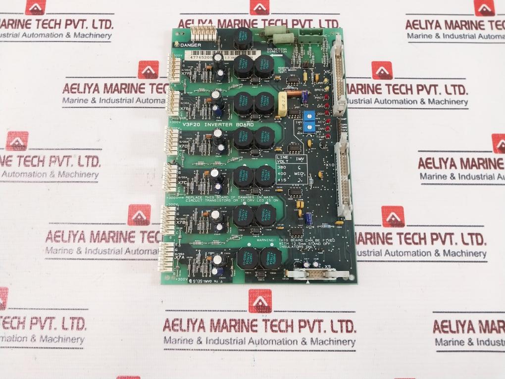 Kone V3F20 Inverter Board 472982 H05 477652G01 Rev: 1.3