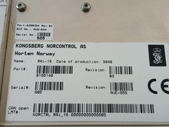 Kongsberg Remote Analog Input Module Rai-16