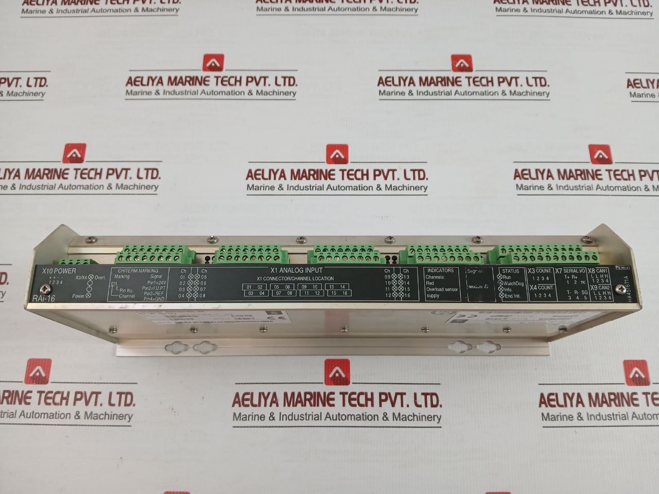 Kongsberg Remote Analog Input Module Rai-16
