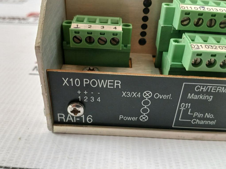 Kongsberg Remote Analog Input Module Rai-16
