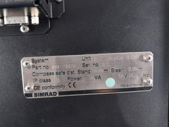 Kongsberg 109-211170 18.1” Lcd Monitor 12Vdc Ip20 Seafloor Mapping