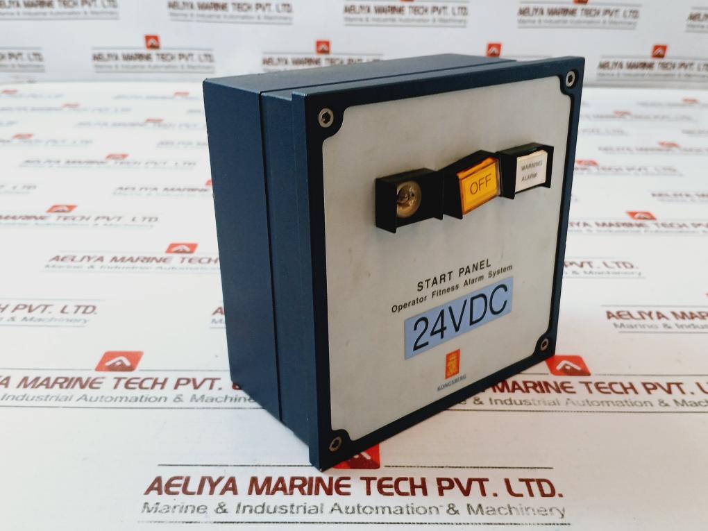 Kongsberg 25007709 Start Panel For Operator Fitness Alarm System 24vdc 