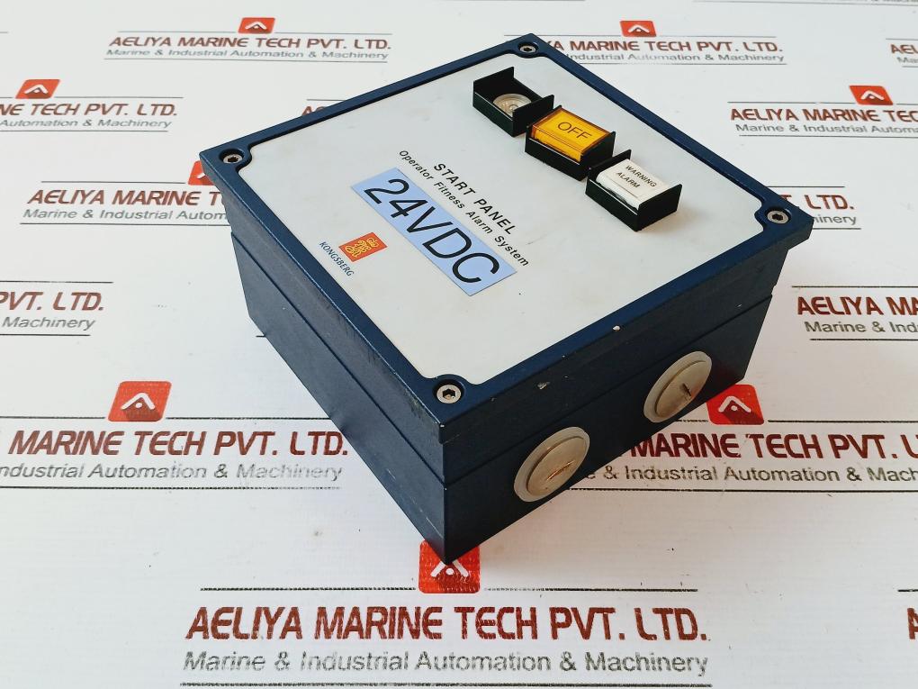 Kongsberg 25007709 Start Panel For Operator Fitness Alarm System 24vdc 