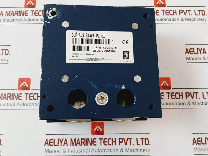Kongsberg 25007709 Start Panel For Operator Fitness Alarm System 24vdc&nbsp;