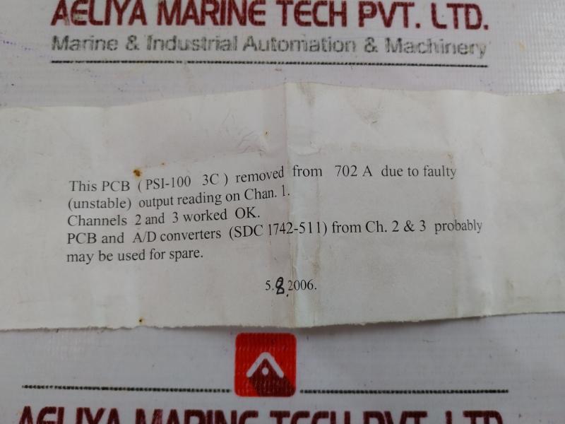 Kongsberg 37752771 Printed Circuit Board Psi-100