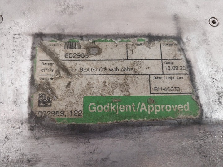 Kongsberg 602969 Junction Box