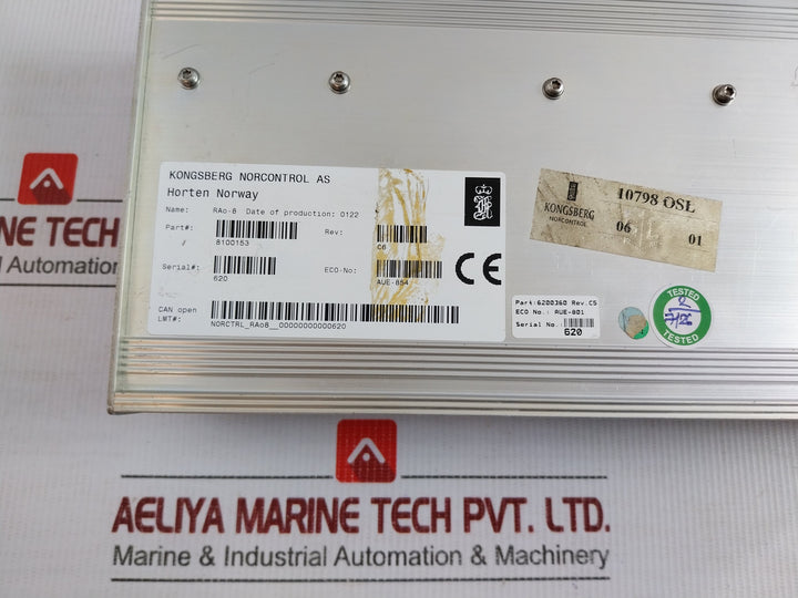 Kongsberg 8100153 Remote Analog Output Module Rao-8