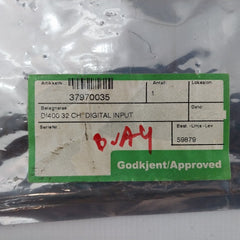 Kongsberg Di 400 32- Channel Digital Input Pcb Card 37970035 A