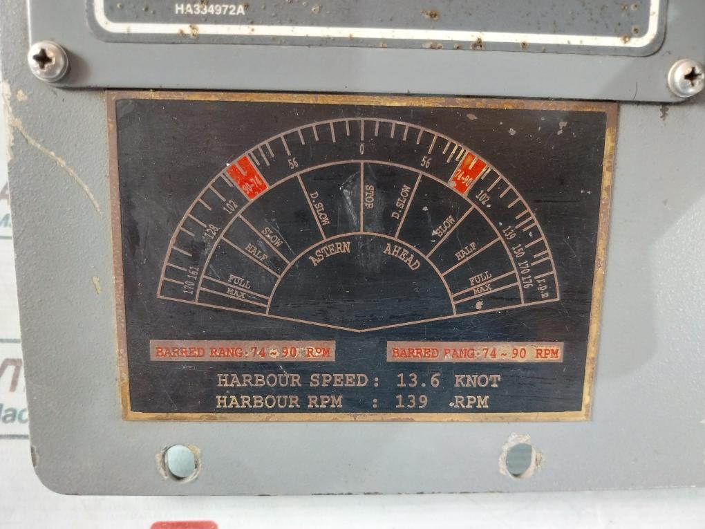 Kongsberg Etu 003 Engine Telegraph Unit With Liver 8200014