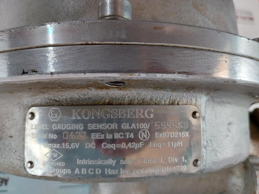 Kongsberg Gla100/5Sssks Level Gauging Sensor 15,6V Dc