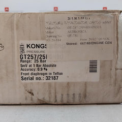 Kongsberg Gt257/25P0H9U Pressure Transmitter 25Bar 97D017X Aisi316