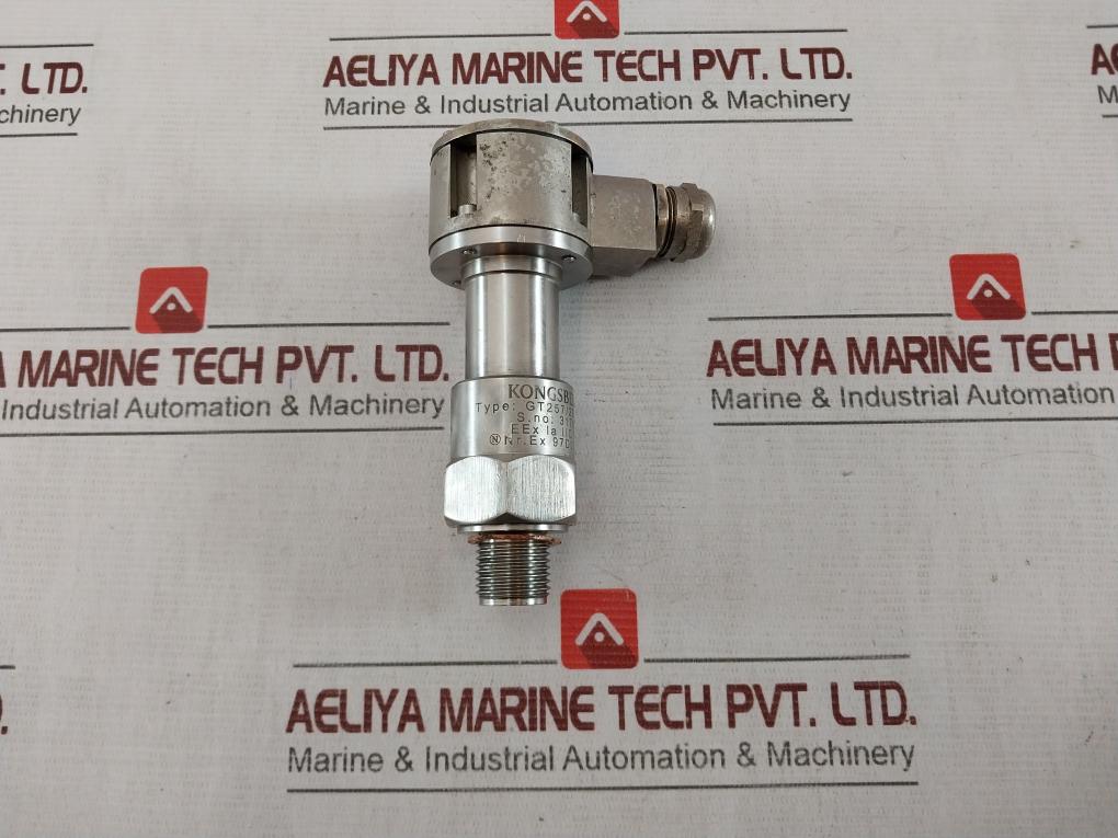 Kongsberg Gt257/25P0H9U Pressure Transmitter 25Bar 97D017X Aisi316