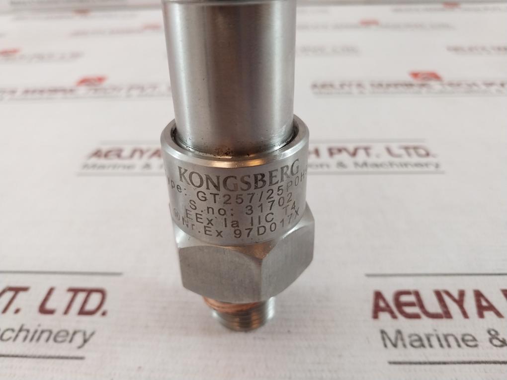 Kongsberg Gt257/25P0H9U Pressure Transmitter 25Bar 97D017X Aisi316