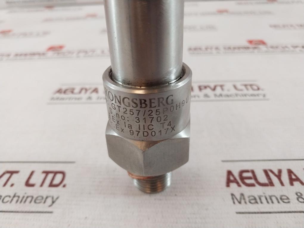 Kongsberg Gt257/25P0H9U Pressure Transmitter 25Bar 97D017X Aisi316