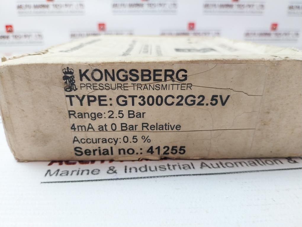 Kongsberg Gt300C2G2.5V Pressure Transmitter