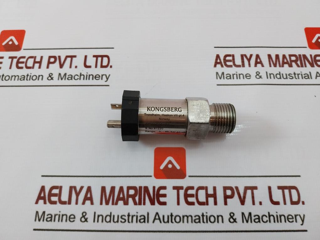 Kongsberg Gt300C3G40V Pressure Transmitter 0, -40, Bar Gauge