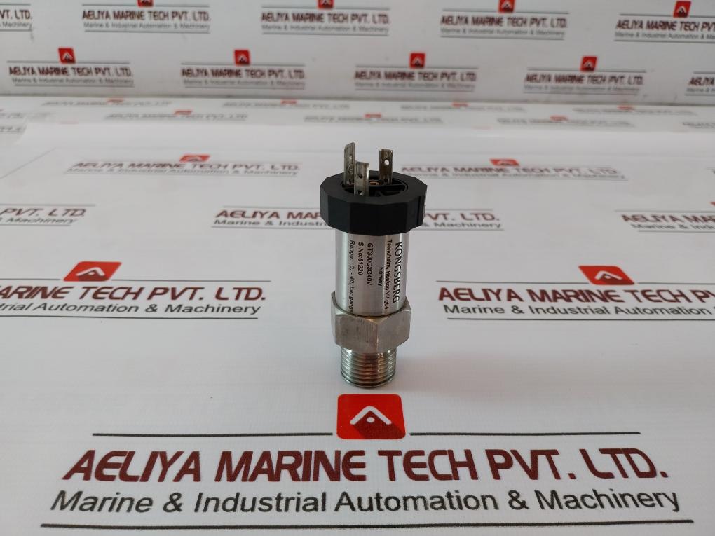 Kongsberg Gt300C3G40V Pressure Transmitter 0, -40, Bar Gauge