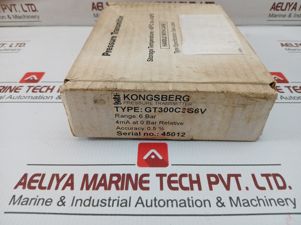 Gt300C3G6V Pressure Transmitter Kongsberg 6 Bar