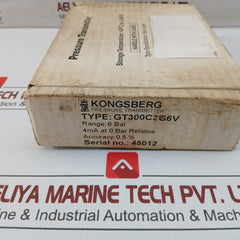 Gt300C3G6V Pressure Transmitter Kongsberg 6 Bar