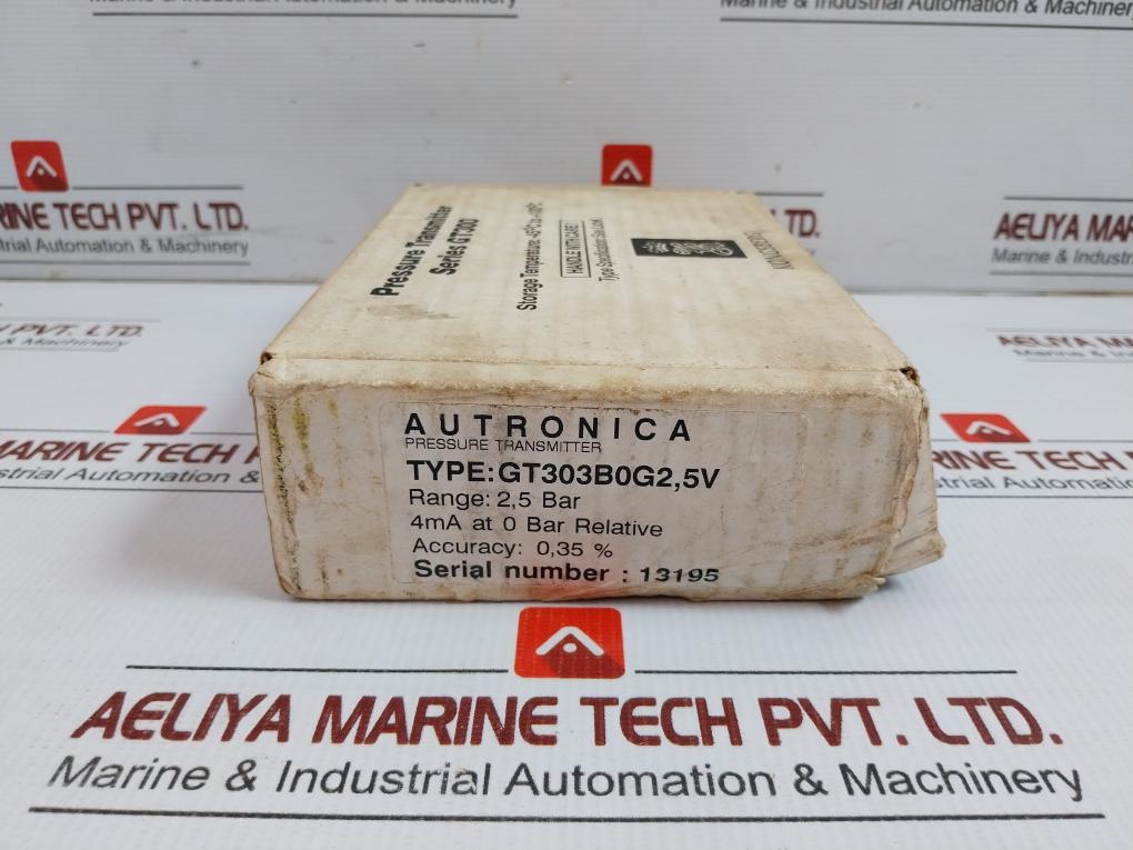 Pressure Transmitter 5V 0–2.5 Bar Kongsberg Gt303B0G2 7211-322-0000 Gt300