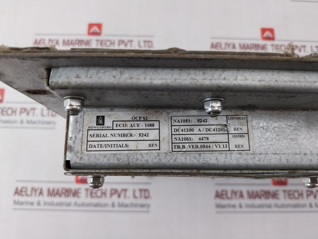 Kongsberg Ha458880 A Operator Control Panel Rev A1