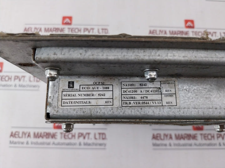 Kongsberg Ha458880 A Operator Control Panel Rev A1