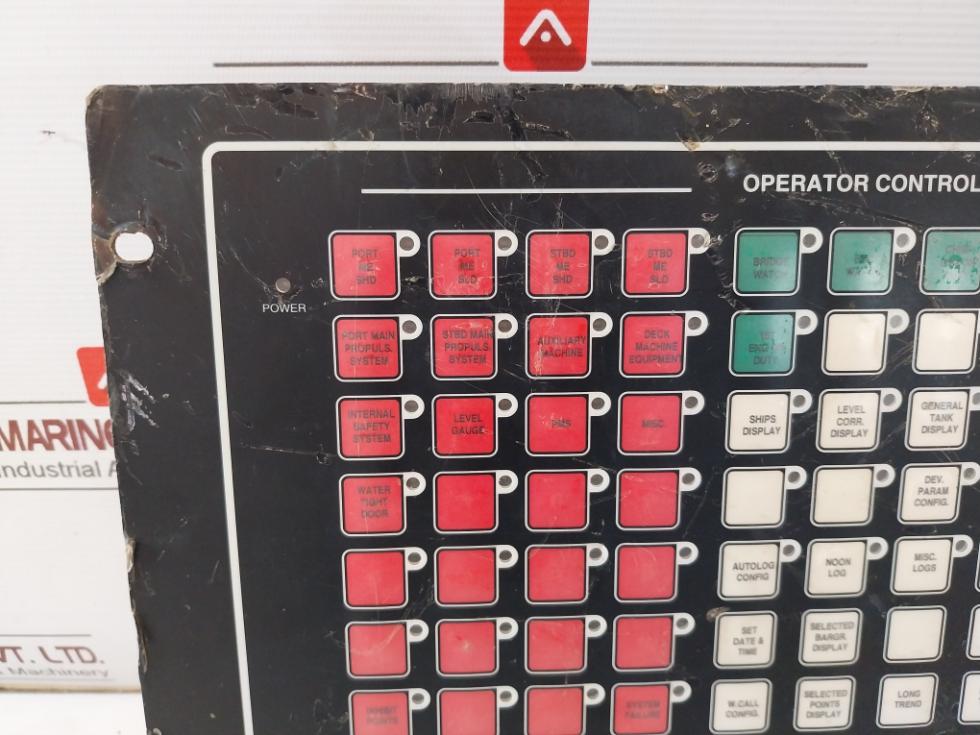 Kongsberg Ha458880 A Operator Control Panel Rev A1