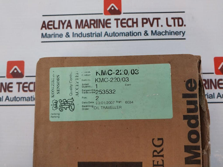 Kongsberg Kmc-220 Electronic Module 2 X T°C