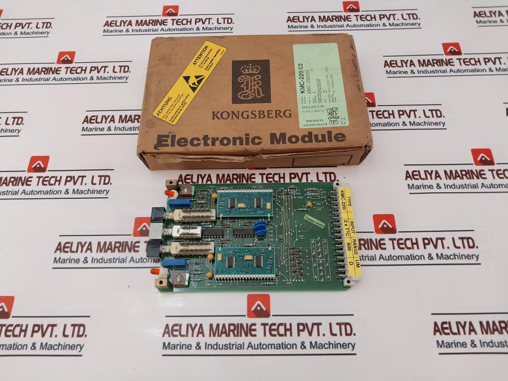 Kongsberg Kmc-220 Electronic Module 2 X T°C – Aeliya Marine Tech