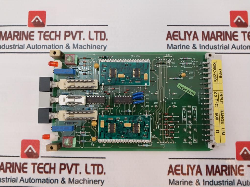 Kongsberg Kmc-220 Electronic Module 2 X T°C