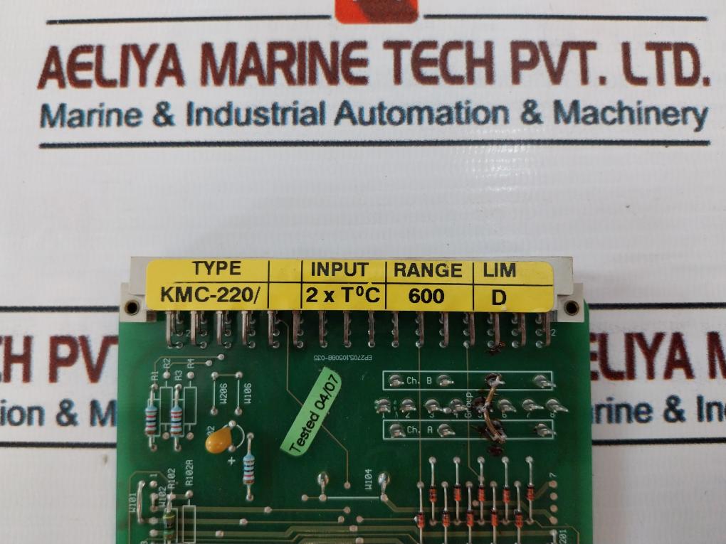 Kongsberg Kmc-220 Printed Circuit Board 7252-017.0003