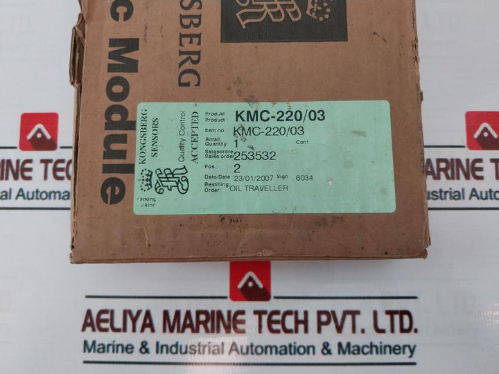 Kongsberg Kmc-220 Printed Circuit Board 7252-017.0003