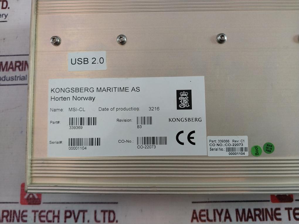 Kongsberg Maritime 339369/ 339366 Msi-cl Msi-current Loop Module