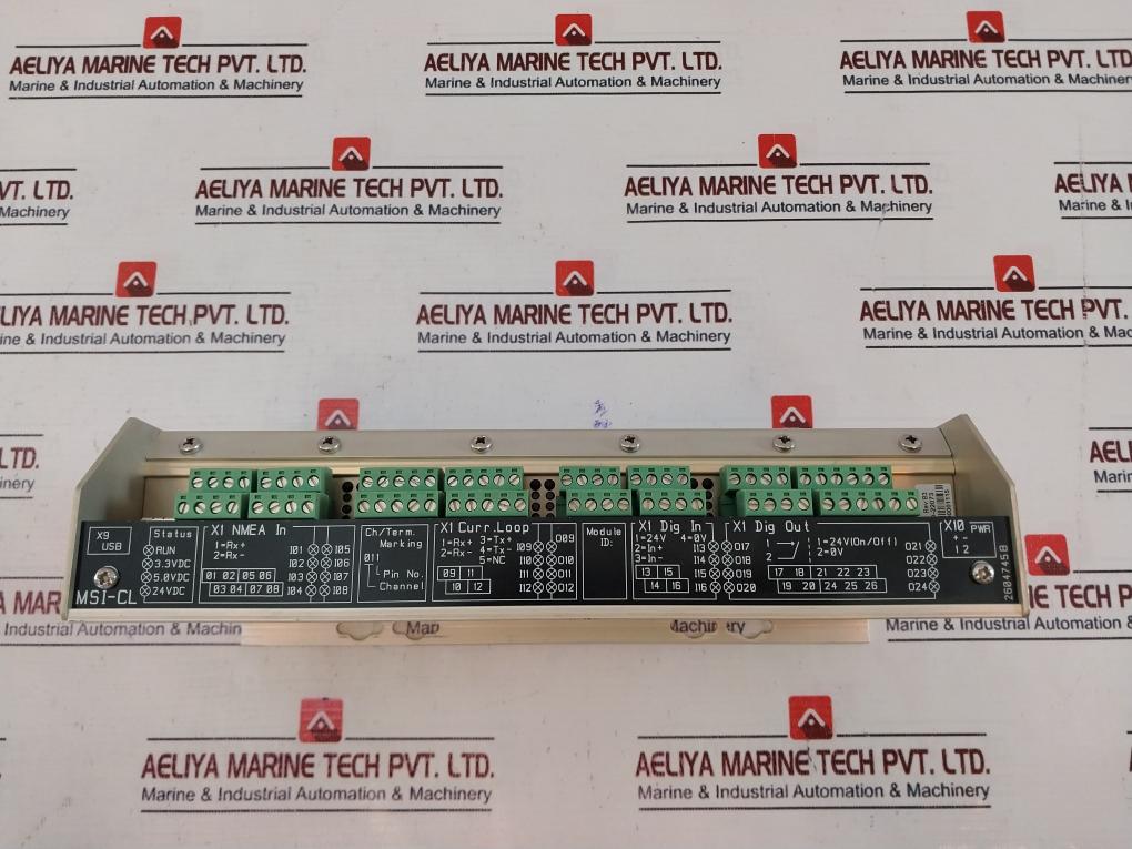Kongsberg Maritime 339369 Msi-cl Msi-current Loop Module Revision: B3