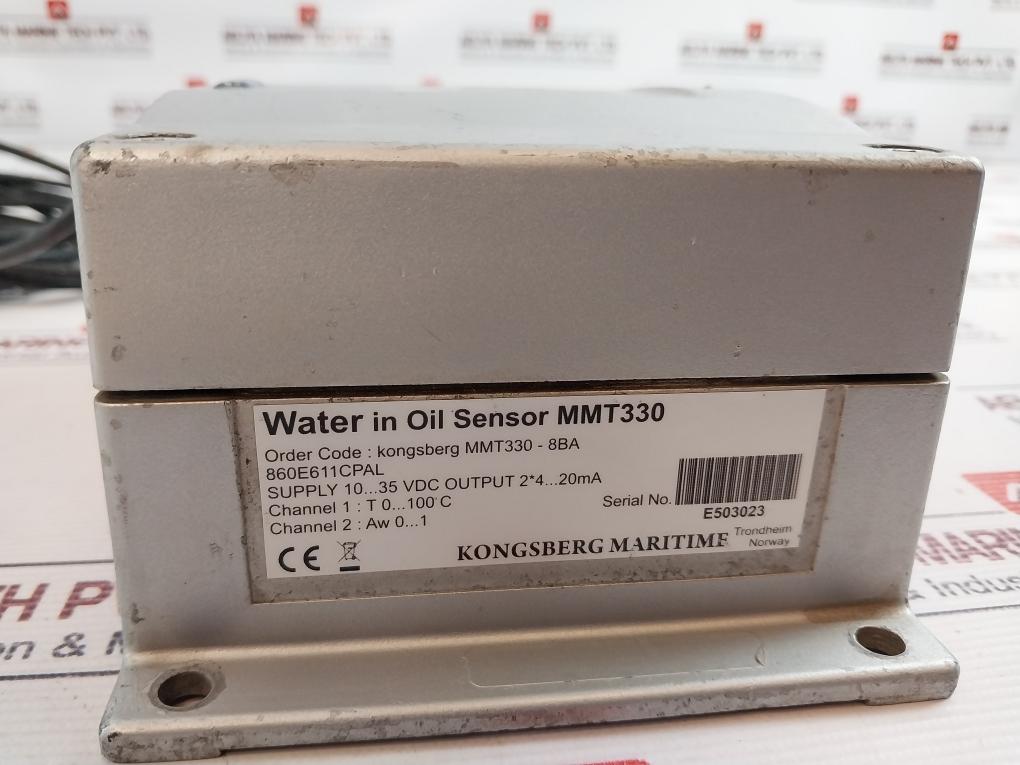 Kongsberg Mmt330 Water In Oil Sensor 10…35 Vdc