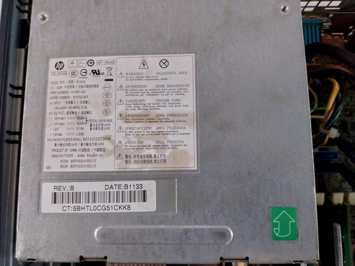 Kongsberg Mp 8200 Compaq 8200 Elite Sff Pc Cpu, Hpq-tpc-f007-sf (B)