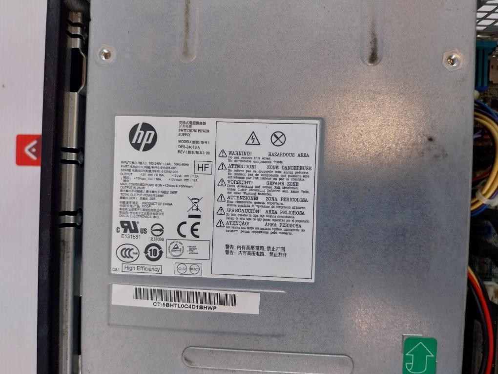 Kongsberg Mp 8200 Operation Station Cpu, Hpq-tpc-f007-sf (B)