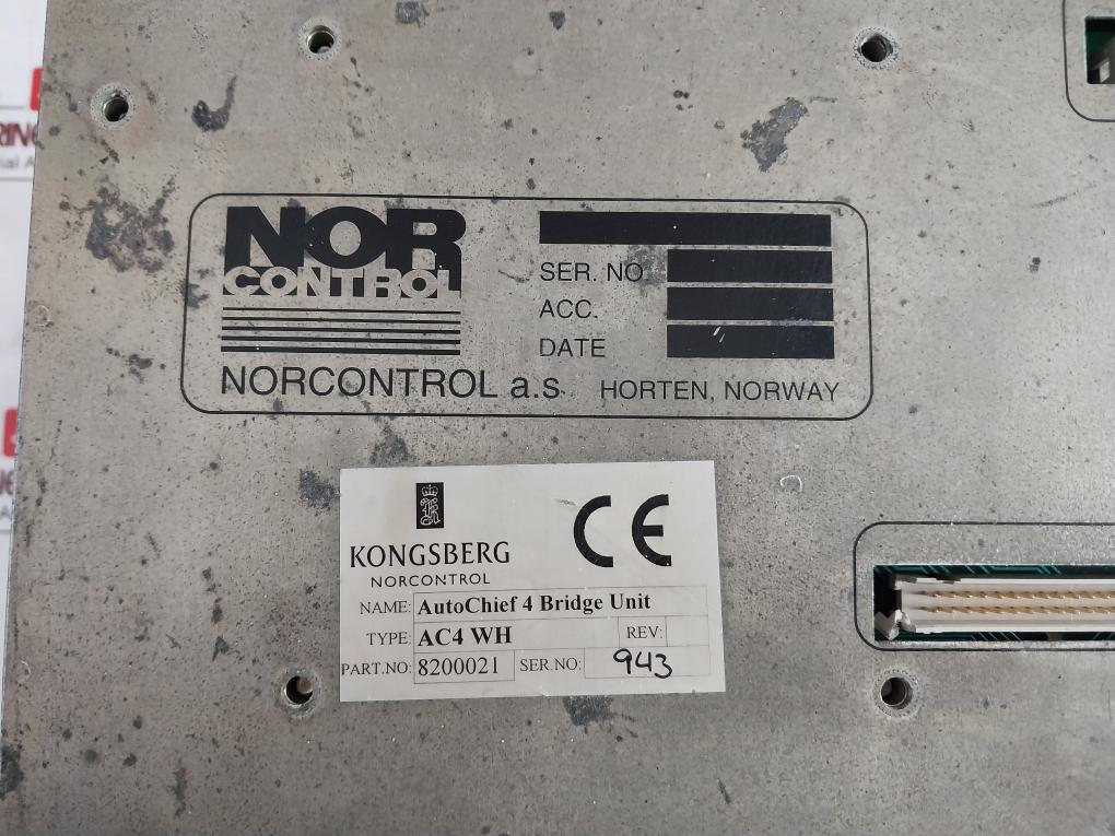 Kongsberg Norcontrol Ac4 Wh Remote Control System He220265B 110/220Vac 24Vdc